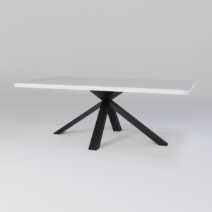Mesa de Jantar Tampo de Vidro Capri